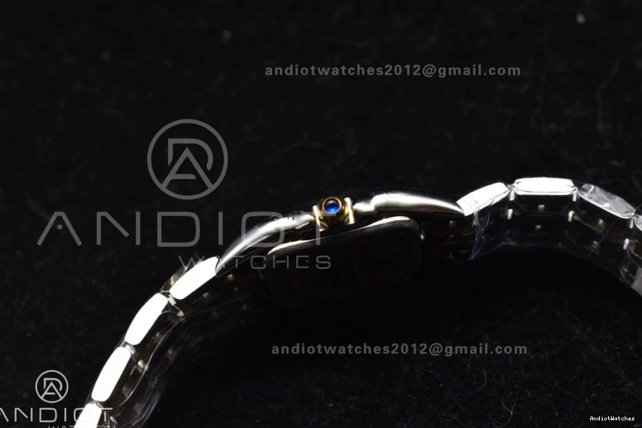 Ronda on Dial 1002 SS YG SS Quartz BVF Best Panthère UrbanChic YG 1:1 Bracelet White Edition 22mm 0314